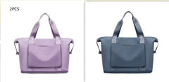Foldable Large-Capacity Women’s Gym Travel Shoulder Tote Bag