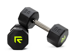 Rubber Dumbbell Single Piece Strength Training Equipment