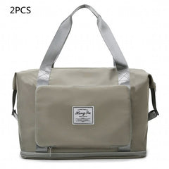 Foldable Large-Capacity Women’s Gym Travel Shoulder Tote Bag