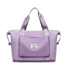 Foldable Large-Capacity Women’s Gym Travel Shoulder Tote Bag