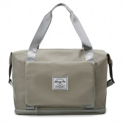 Foldable Large-Capacity Women’s Gym Travel Shoulder Tote Bag