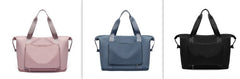 Foldable Large-Capacity Women’s Gym Travel Shoulder Tote Bag