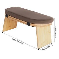 Foldable Kneeling Meditation Bench Portable Zen Practice Seat