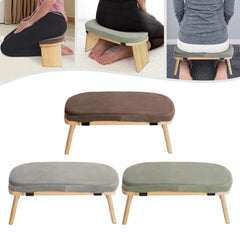 Foldable Kneeling Meditation Bench Portable Zen Practice Seat