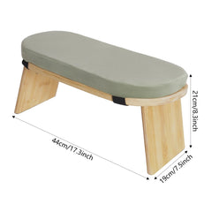 Foldable Kneeling Meditation Bench Portable Zen Practice Seat