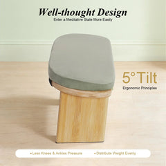 Foldable Kneeling Meditation Bench Portable Zen Practice Seat