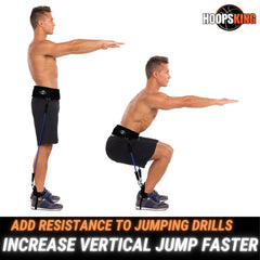 Vertical Jump Trainer Resistance Bands Waist-Heel