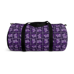 Purple Butterfly Duffel Bag Bold Gym Travel Bag