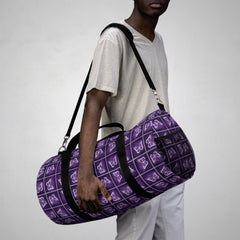 Purple Butterfly Duffel Bag Bold Gym Travel Bag