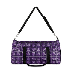 Purple Butterfly Duffel Bag Bold Gym Travel Bag