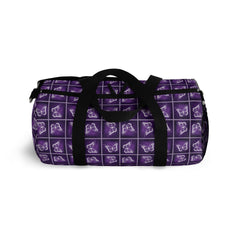 Purple Butterfly Duffel Bag Bold Gym Travel Bag