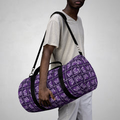 Purple Butterfly Duffel Bag Bold Gym Travel Bag