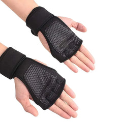 Unisex Weightlifting Gym Gloves Palm Wrist Training Grips