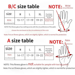 Unisex Weightlifting Gym Gloves Palm Wrist Training Grips