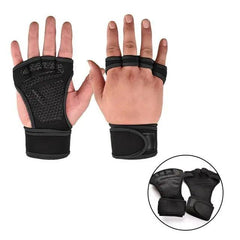 Unisex Weightlifting Gym Gloves Palm Wrist Training Grips