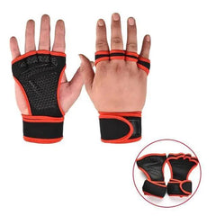 Unisex Weightlifting Gym Gloves Palm Wrist Training Grips